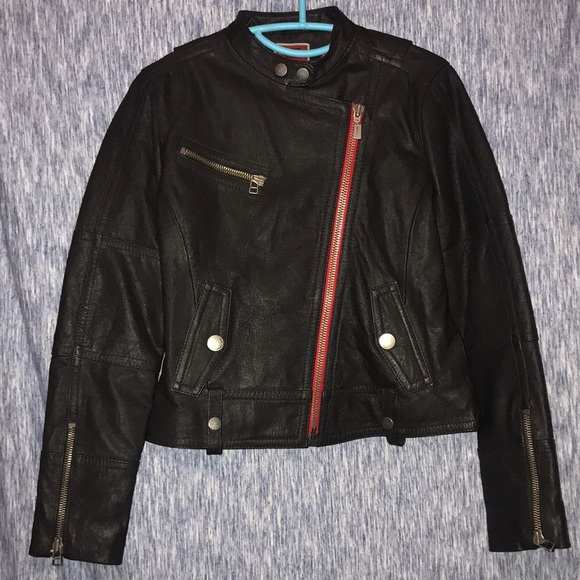 tommy jeans leather jacket